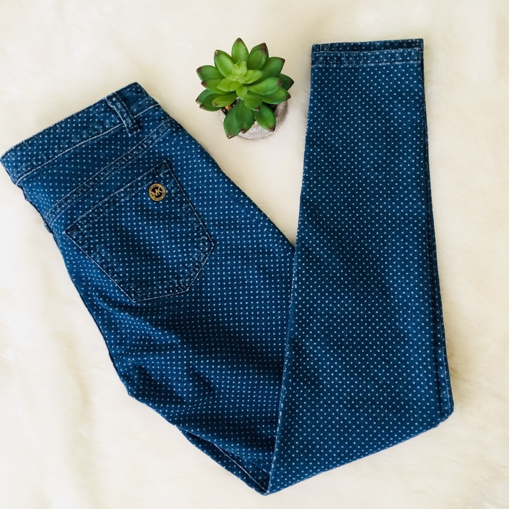 MICHAEL Michael Kors Skinny Jeans Indigo Size 8 - Picture 2 of 5